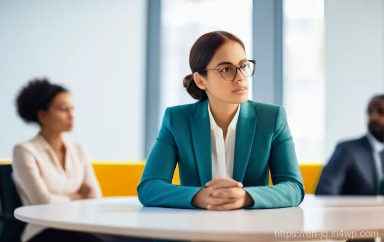심리적 안전감을 위한 정기적인 팀 회의의 효과 - **Prompt:** A diverse group of professionals in a modern, brightly lit conference room. One individu...